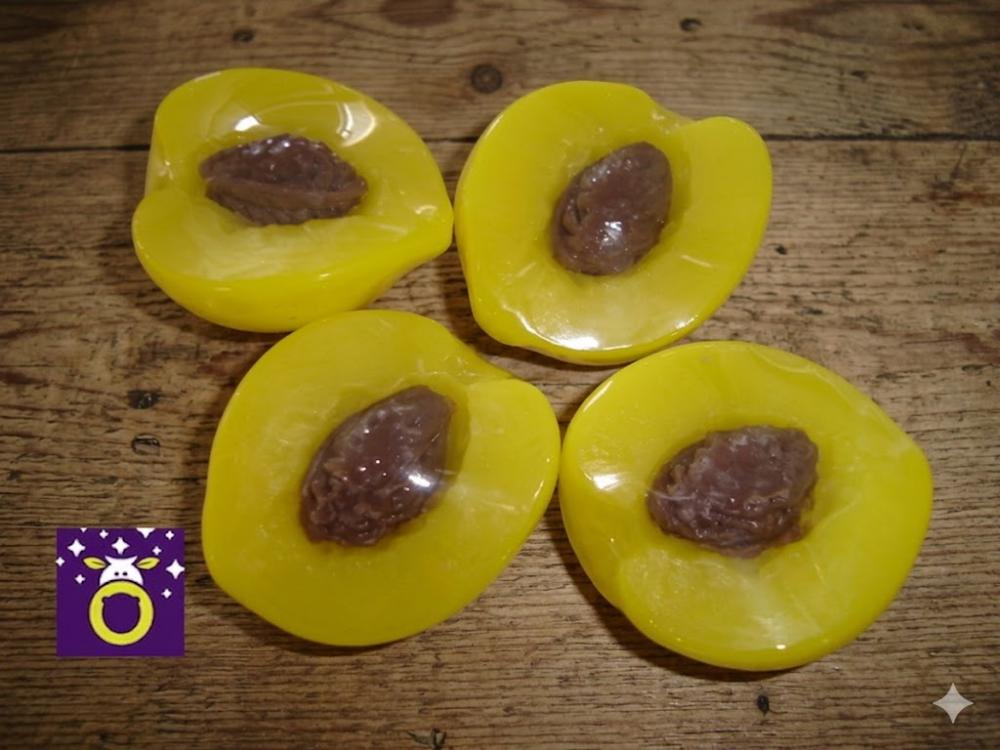 Lembrancinha Pêssego Fruta Roça Festa Fazendinha Sabonete