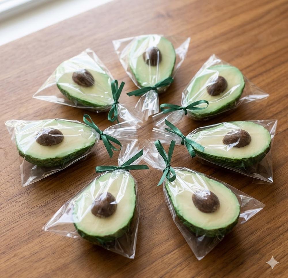 Lembrancinha Abacate Fazendinha Frutas Sabonete Aniversário
