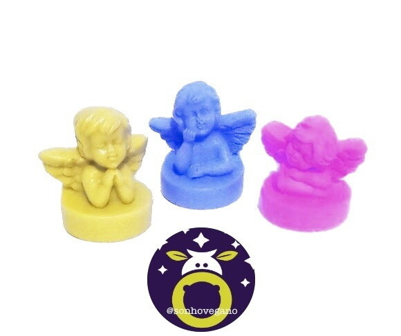Lembrancinha Anjo Barroco cha de Bebe Batismo Natal Batizado anji