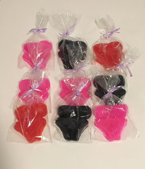 Lembrancinha Calcinha e Sutiã Praia Cha de Lingerie Biquíni