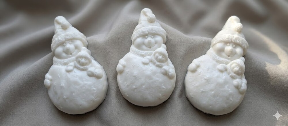 Lembrancinha Boneco de Neve Biscoito Natal Gelo Frozen urso polar