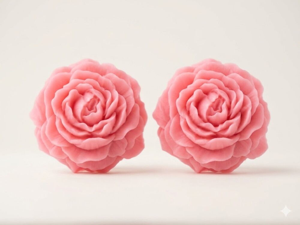 Lembrancinha rosa holandesa soap natureza flor flores cha de bebe