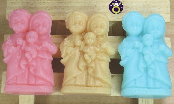 Lembrancinha Sagrada Familia Batizado Natal menino Jesus Santos m