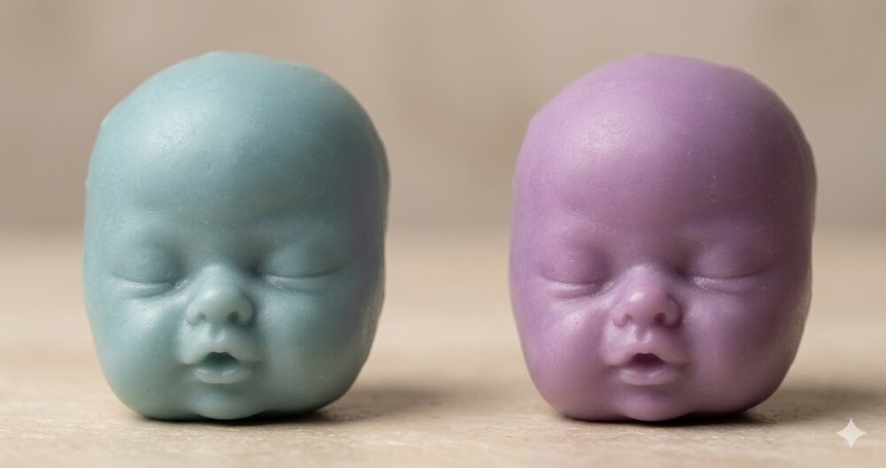 Lembrancinha Rostinho de Nenem Cha de Bebê Maternidade Gestante