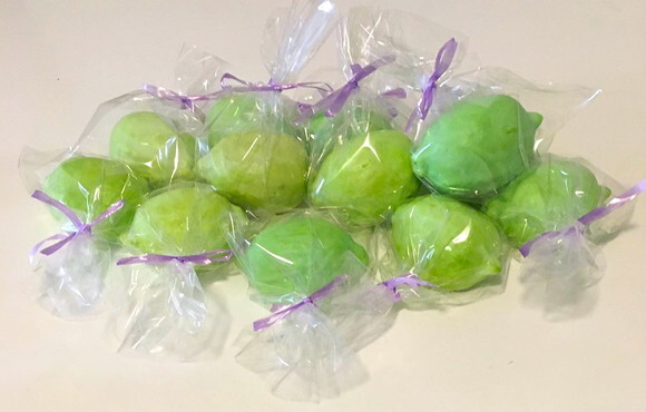 Lembrancinha Limão siciliano Hortinha Praia Festa Havaiana Fruta
