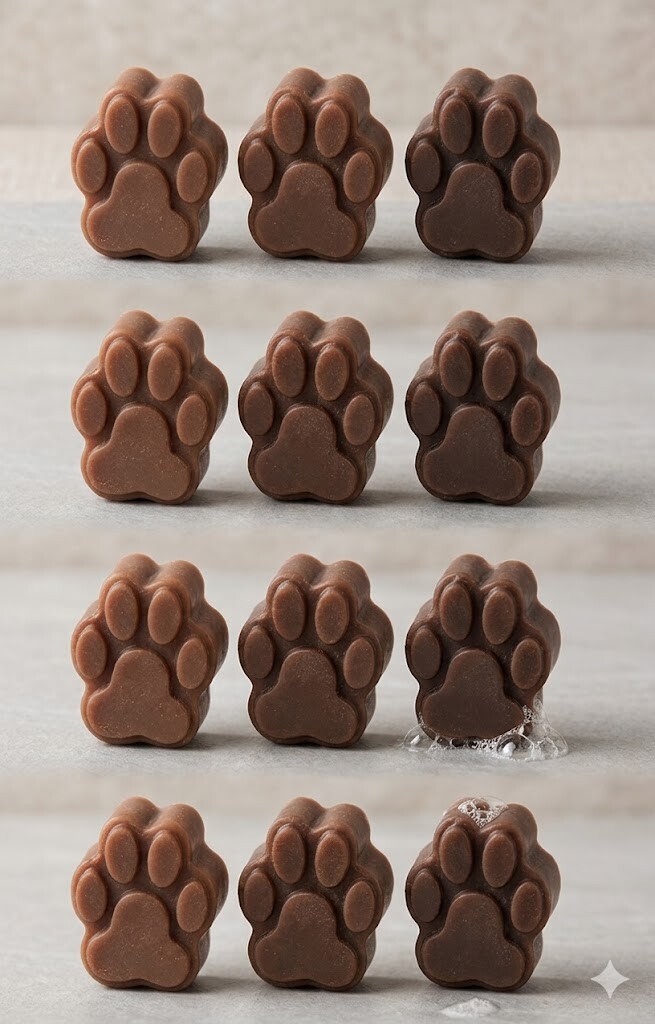 Lembrancinha Patinha de Cachorro Patrulha Canina Pata pet clinica