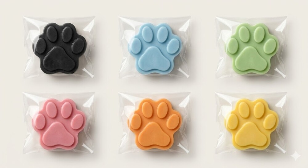 Lembrancinha Patinha de Cachorro Patrulha Canina Pata pet clinica