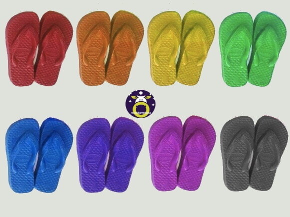 Lembrancinha Chinelo Sandalia Spa festa no havai Havaianas Praia