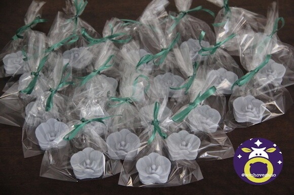 Lembrancinha Orquidea Jardim festa Havaiana Aniversário Flor cha