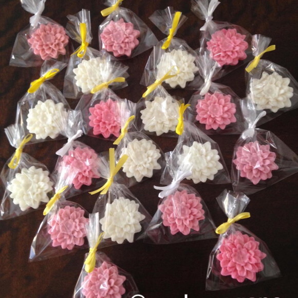 Lembrancinha Flor Dalia Bodas Jardim Festa Havia Fazendinha cha d