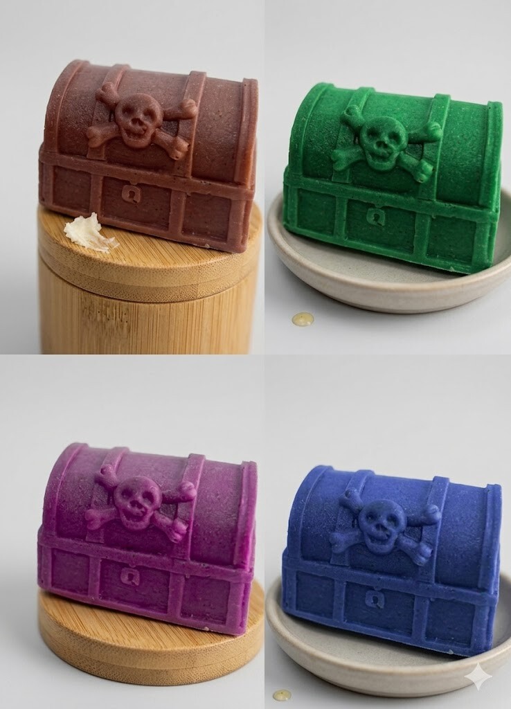 Lembrancinha Bau do Tesouro Pirata Peter Pan Capitão Gancho ouro