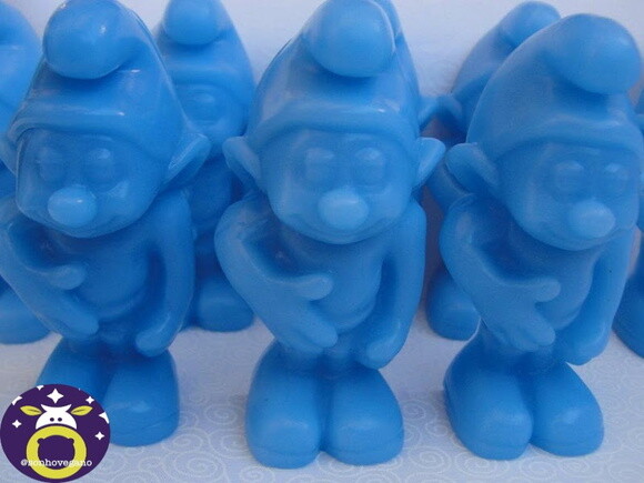 Lembrancinha os Smurfs Smurfete Vintage Cartoon Anos 80 e 90 dese