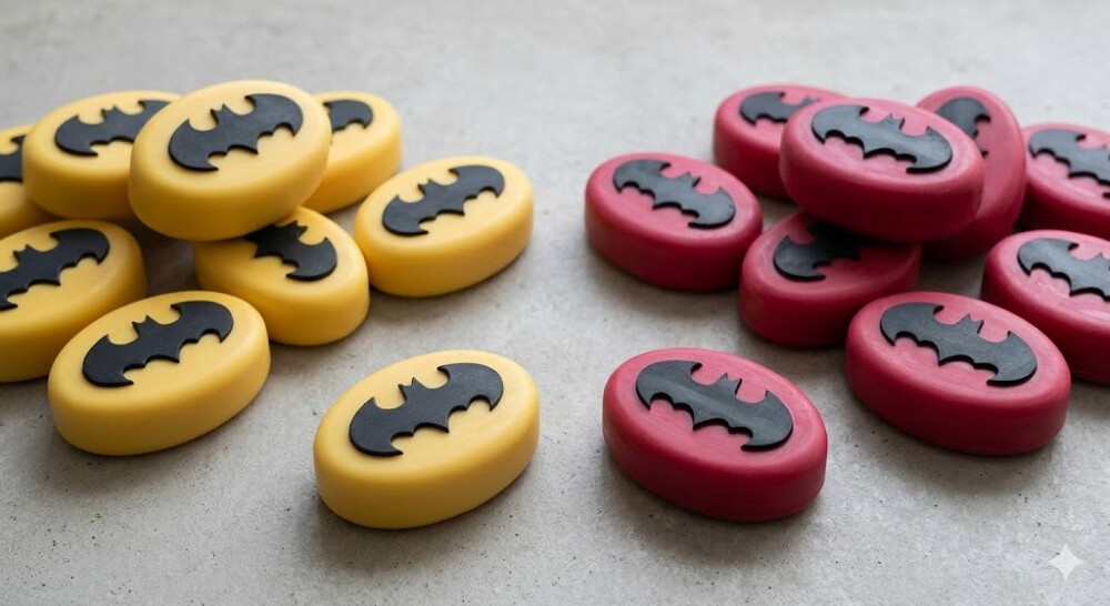 Lembrancinha Batman Batgirl Liga da Justiça Dc simbolo de super