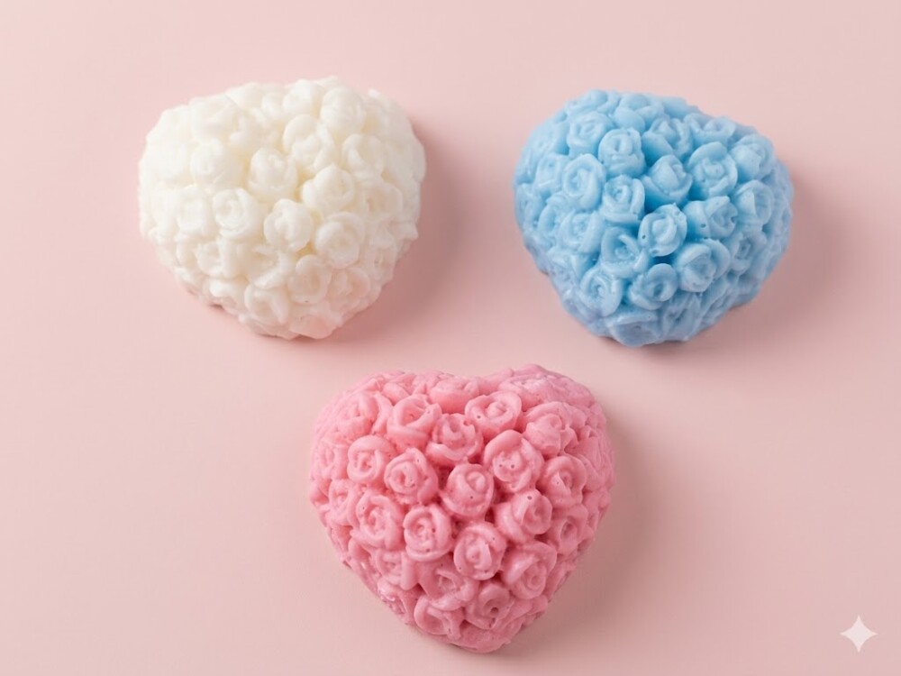 Lembrancinha Coração Provence Flores Maternidade Primavera Amor