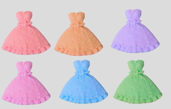 Lembrancinha Vestido de Princesa Cha de Bebe Rainha Meninas