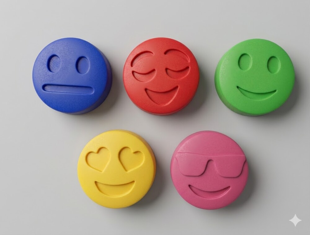 Lembrancinha Emojis Feliz Whatsapp Rede Social Emotion apaixonado