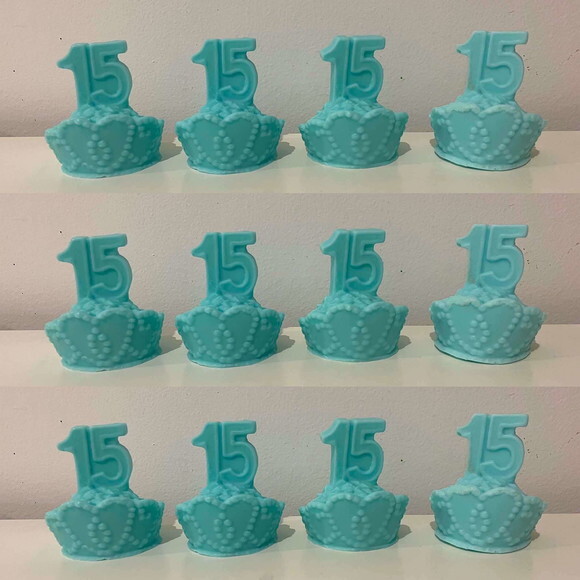 Lembrancinha Aniversario de 15 Anos Debutante Princesa Coroa
