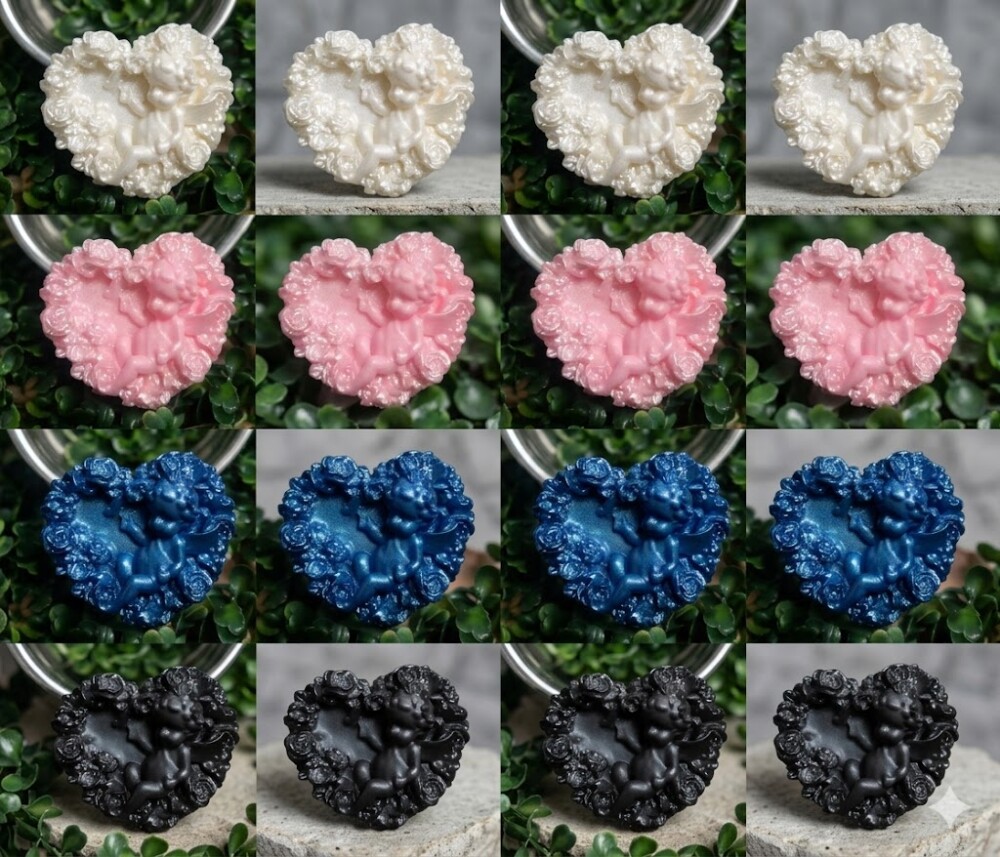 Lembrancinha coração flores anjo cha de bebe maternidade gestan