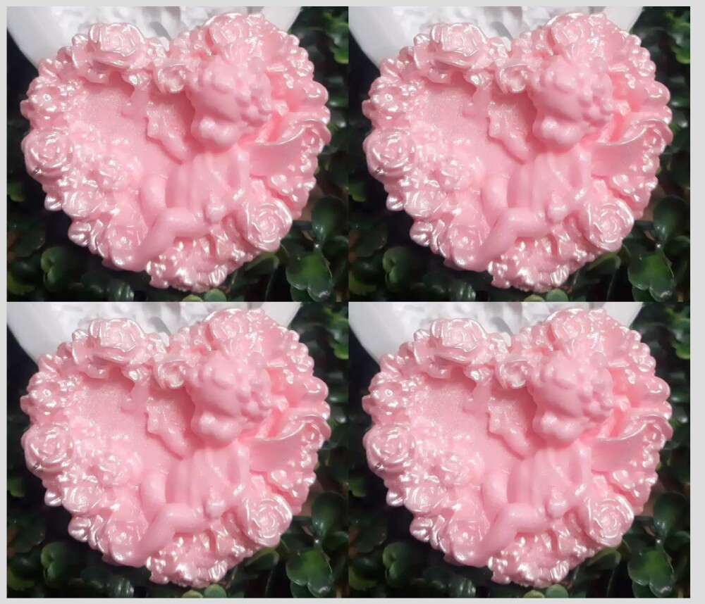 Lembrancinha coração flores anjo cha de bebe maternidade gestan