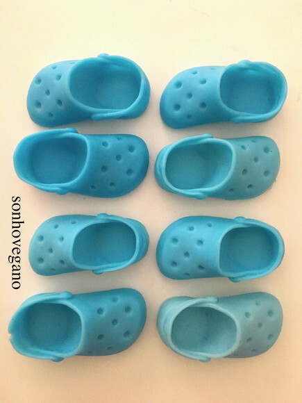 Lembrancinha Sapatinho Sandália Chá de Bebê Maternidade cha re