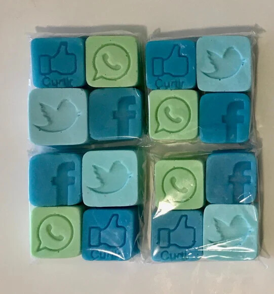 Lembrancinha Rede Social Facebook Twitter Curtir Whatsapp