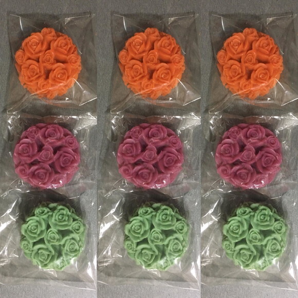 Lembrancinha Flores provence Sabonete chic Floral noivado primave
