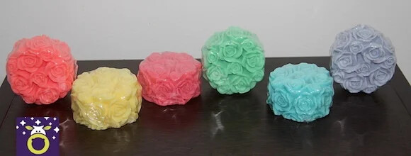 Lembrancinha Flores provence Sabonete chic Floral noivado primave