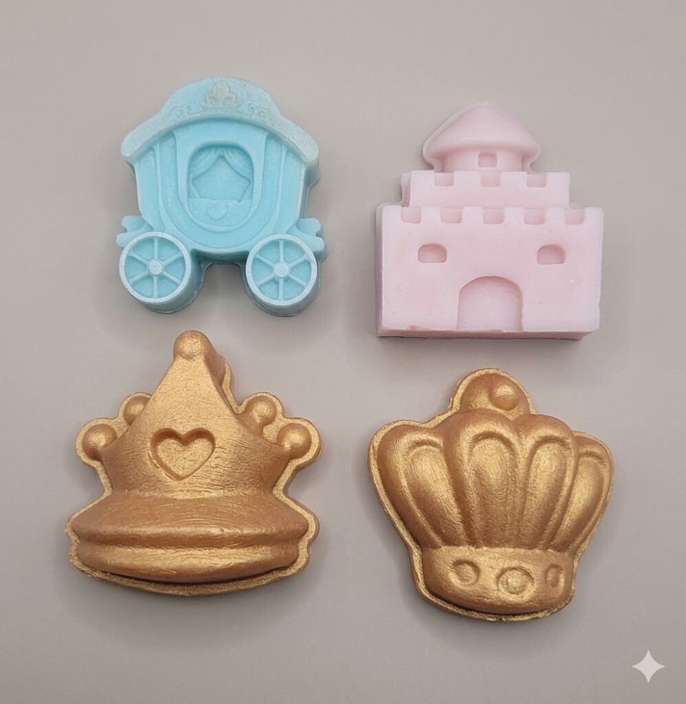 Lembrancinha Kit Princesa Castelo Carruagem Coroa Tiara rainha ch