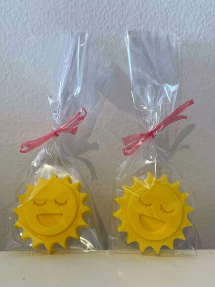 Lembrancinha Sol Feliz Havaiana Praia Natureza Astronomia cha de 