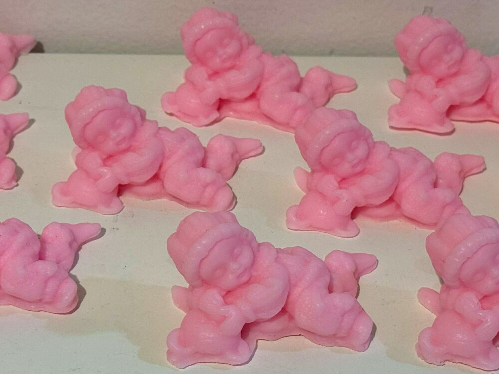 Lembrancinha Bebe com Ursinho Maternidade Cha Revelação Bebezin