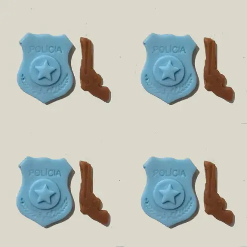 Lembrancinha Policia Policial Agente Distintivo Guarda