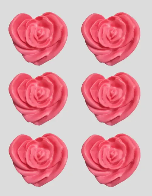 Lembrancinha Coração de Flor Bodas Cha de Bebe Maternidade
