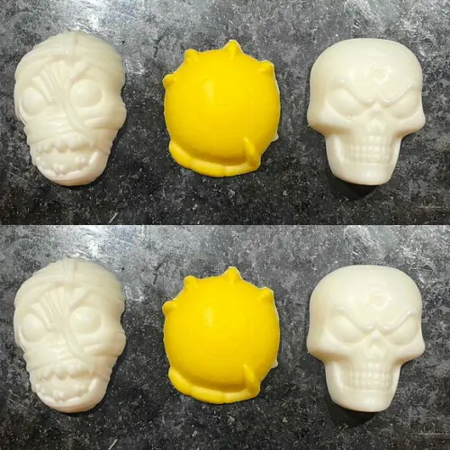 Lembrancinha Terror Helloween Múmia Caveira Mini Sabonete