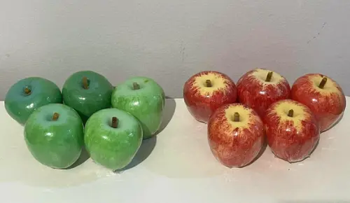 Lembrancinha Maçã Fuji Maçã Verde Sabonete Fruta Fazendinha