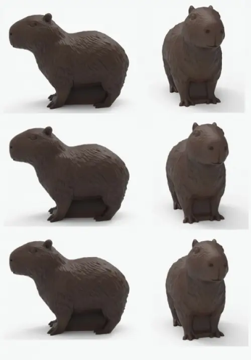 Lembrancinha Capivara Animais Silvestres Roedor Amazonas