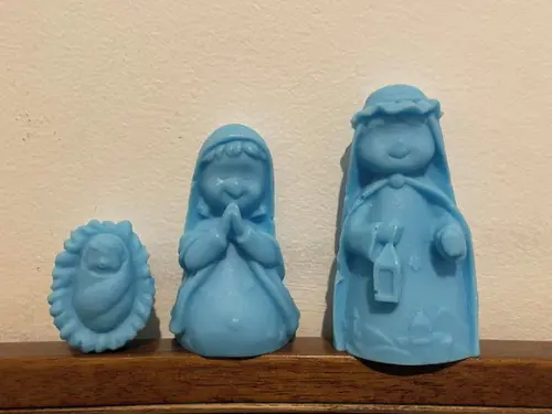 Lembrancinha Santinhos Jesus Santa Maria São José Presépio igr