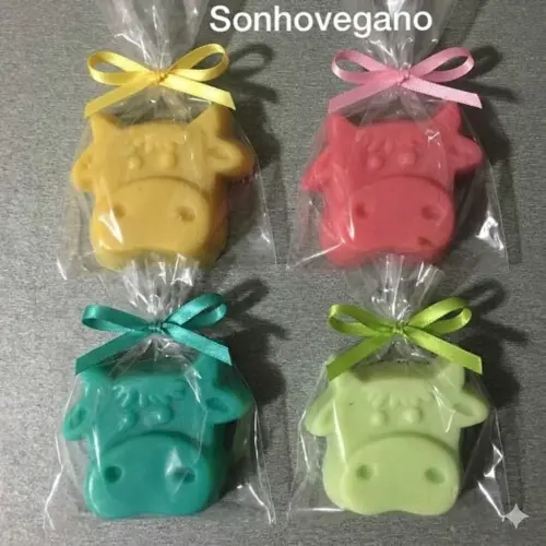 Lembrancinha Vaca Vaquinha Fazenda Sabonete Vegano Sitio fazendin