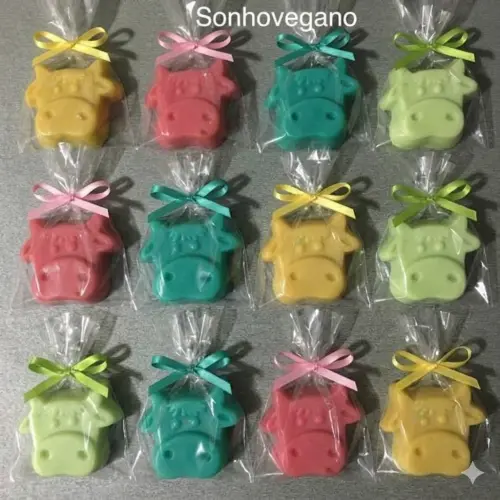 Lembrancinha Vaca Vaquinha Fazenda Sabonete Vegano Sitio fazendin