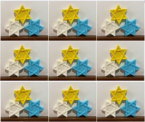 Lembrancinha Estrela de Davi Judeu Judaísmo Escudo David