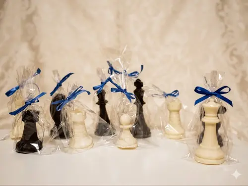 Lembrancinha Xadrez Jogo Tabuleiro Cassino Cavalo Rei Rainha