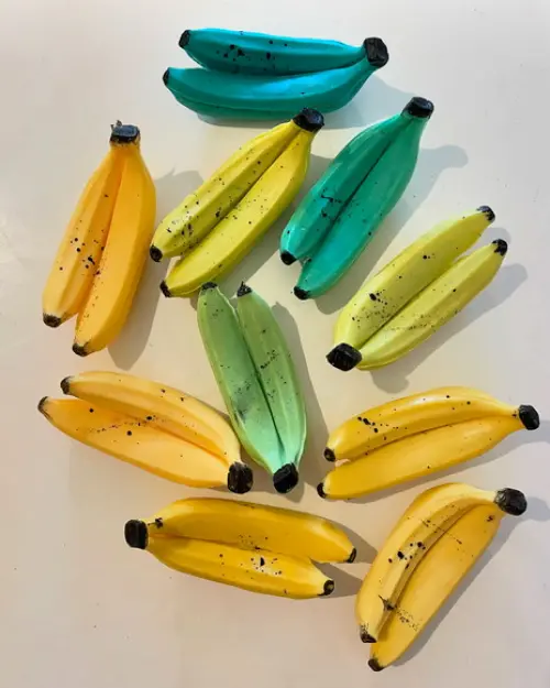 Lembrancinha Banana Festa no Havai Fazendinha Sabonete Fruta
