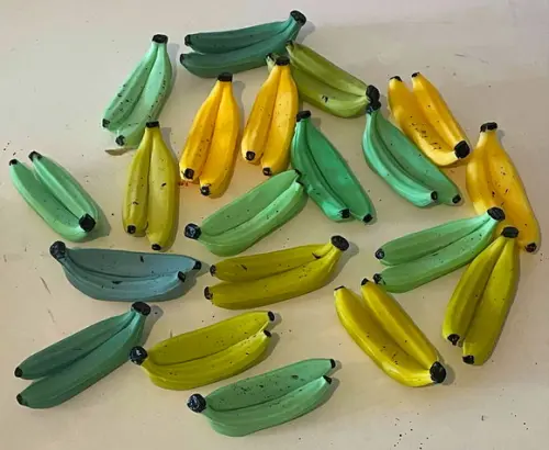 Lembrancinha Banana Festa no Havai Fazendinha Sabonete Fruta