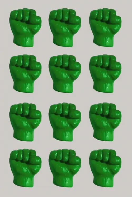 Lembrancinha Mão do Hulk mulher Hulk Vingadores Avengers Herois 