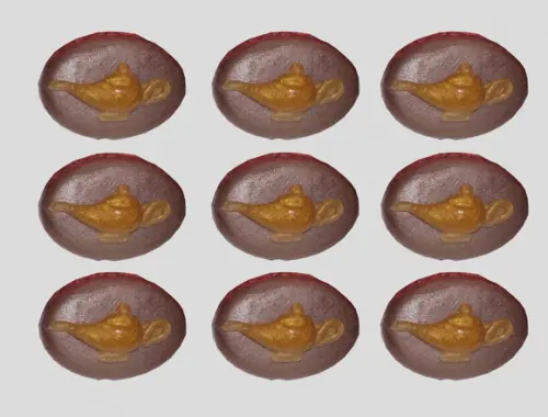 Lembrancinha Lâmpada Mágica Aladdin Gênio Magia Cartoon