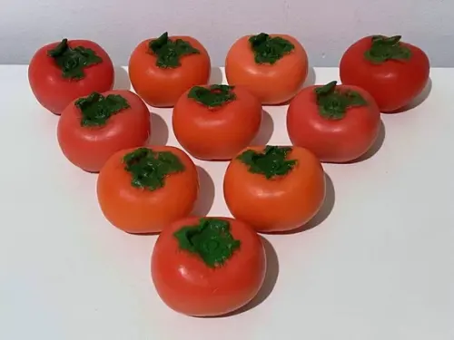 Lembrancinha Caqui Horta Feira Festa Fazendinha Frutas