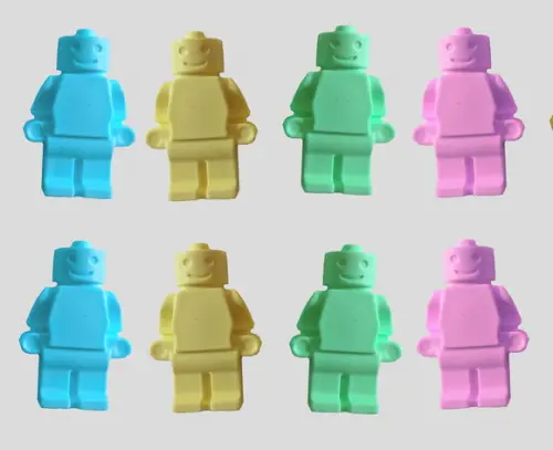 Lembrancinha Playmobil Infantil Sabonete Boneco Lego Anos 80