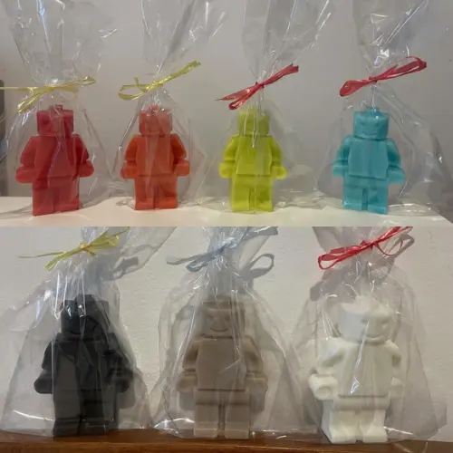 Lembrancinha Playmobil Infantil Sabonete Boneco Lego Anos 80