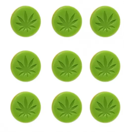 Lembrancinha Folha da Cannabis Erva medicinal Hemp Planta Reggae 