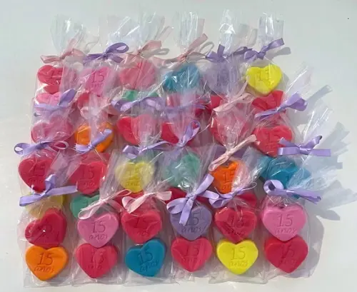 Lembrancinha Mini Coração Aniversario de 15 Anos Debutante Amor