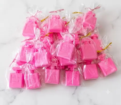 Lembrancinha Frasco de Perfume Francês cha de Lingerie paris fra